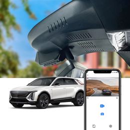 Cámara DVR DVR de automóvil para Cadillac Lyriq 2023 2024, FitCamx Control de teléfono Recordadora de video Cam 4K WiFi inalámbrico Wifi