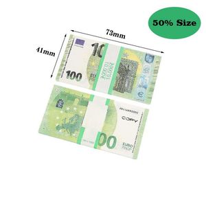 Auto DVR Dolls Prop Money Copy Banknote feestelijke feest speelgoed valuta nep euro kinderen cadeau 50 dollar ticket faux billet drop levering t dhbom