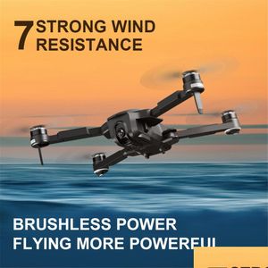 Voiture DVR Électrique/Rc Avion Icat3 Drone 4K 50 Fois Zoom Caméra HD Réglage Électrique 90° 5G Wifi FPV GPS Positionnement du Flux Optique S Dhzwc