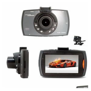 Caméra DVR G30 de voiture 2,4 FL HD 1080P Enregistreur vidéo Dash Cam 120 degrés Grand Angle Détection de mouvement Vision nocturne Capteur G Double objectif Wi Dhkmu