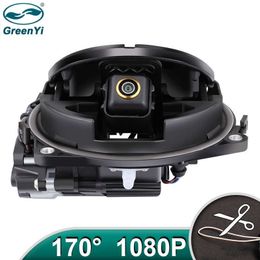 Coche dvr Gold Fisheye 170 ° AHD 1080P Flip Emblem Cámara de respaldo inverso para VW Passat CC Golf 678 Magotan B6B7B8 Polo Beetle EOS TrocHKD230701