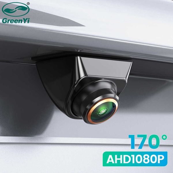 Voiture dvr GreenYi AHD 1920x1080P Caméra de recul 170 ° Fisheye Golden Lens Full HD Night Vision Véhicule Inverser les caméras avant G899HKD230701