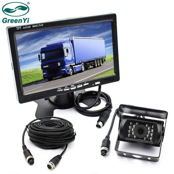 Voiture dvr GreenYi véhicule IR LED caméra de recul connecteur 4 broches 7 