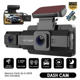 Auto DVR Zoll Dash Cam HD 1080P DVR 170° Weitwinkel Nachtsicht Videorecorder Loop-Aufnahme Kamera Weg mit GSensorHKD230701