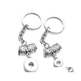 voiture dvr Porte-clés Longes Vintage 12Mm 18Mm Bouton pression Porte-clés Porte-clés Femmes Cadeaux Fille Porte-clés Sac Pendentif Bijoux Drop Delivery Fa Dhrcy