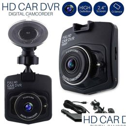 Mini caméra DVR de voiture Dvrs HD 1080P Enregistreur vidéo de véhicule Dv avec capteur G Vision nocturne Caméscope de tableau de bord Drop Delivery Mobiles Motorcyc Dhfj4