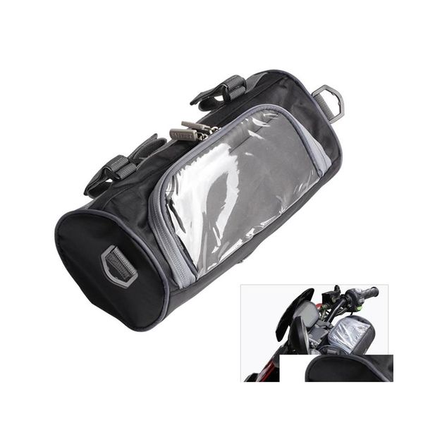 DVR de voiture Sacs de moto Sac de rangement Guidon avant de voiture Oxford Tissu hydrofuge Outils de moteur de voyage Livraison directe Mobiles Motos A Dhbsl