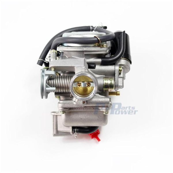 Coche Dvr Sistema de combustible de la motocicleta Gy6 125Cc 150Cc Scooter Ciclomotor Pd24 Carburador Carb Carby para Atv Go Kart Roketa Lance Coolster Taotao S Dhbdk