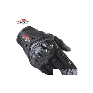 coche dvr Guantes de moto Deportes al aire libre Pro Biker Fl Finger Moto Moto Motocross Equipo de protección Guantes Racing Glove Arrive Drop Deliv Dhs85