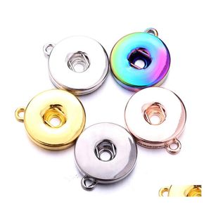 Auto DVR Hanger Kettingen Vintage Snap Button Sieraden Dazzle Color Pating Fit 18mm Snaps Knopen Diy ketting voor vrouwen Men Noosa P005 Drop DHQKP