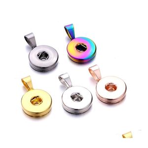 Auto DVR Hanger Kettingen Vintage Snap Button Sieraden Dazzle Color Pating Fit 18mm snaps knoppen ketting voor vrouwen Men Noosa P003a Drop de DHDP5