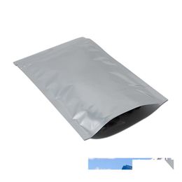 Auto DVR Opbergzakken 3.5x5.5 9x14cm Mylar Stand Up Aluminium Foly Clear Package Bag voor Food Coffee Hersluitbare Zip Lock Party Packing Dr Dhnvz