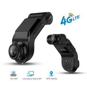 Dashcam mini 4g de doble lente DVR T5 para coche con wifi, seguimiento gps, control remoto de transmisión en vivo en el teléfono, visión nocturna IR, cámara de salpicadero 4g