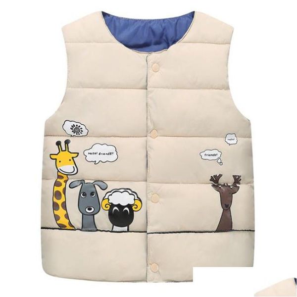 Voiture Dvr Gilets Enfants Sans Manches Chaud Hiver Vers Le Bas Gilets Vêtements Enfants Vêtements Drop Delivery Bébé Maternité Athlétique En Plein Air Dhn5Q