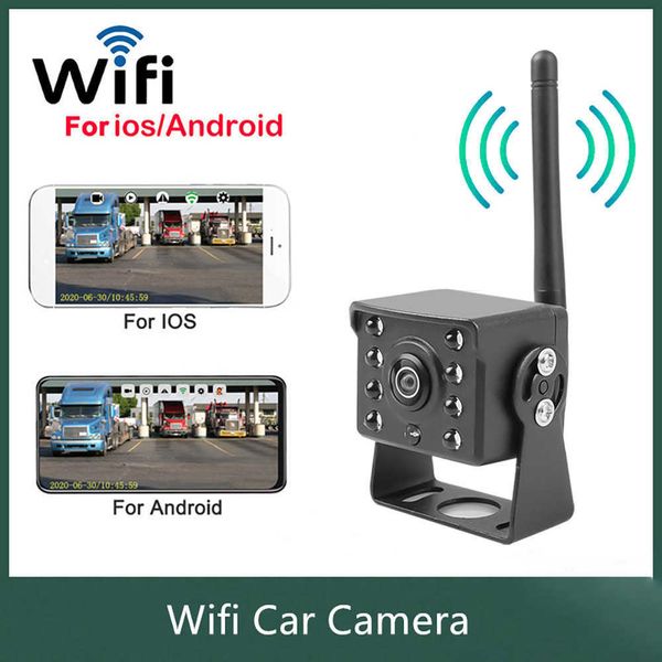 Voiture dvr WiFi vue arrière caméra de recul pour Bus caravane camion remorque Support iphone Android appareils Monito livraison directe 1224VHKD230701