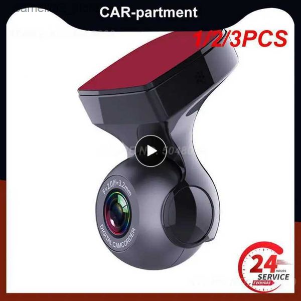 DVR de voiture 1/2/3 pièces caméra DVR de voiture 1080P caméra de tableau de bord de nuit 170 degrés grand Angle USB enregistreur vidéo caméra Auto Dashcam deux styles Wifi ADAS Q231115