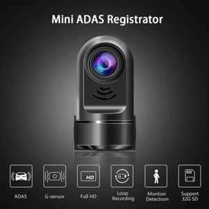 DVR de voiture Enregistreur de conduite de voiture 1080P Rotation à 360 degrés Moniteur de stationnement 24H DVR de voiture Caméra HD Capteur G Dashcam doté d'un système d'alerte au conducteur ADAS Q231115