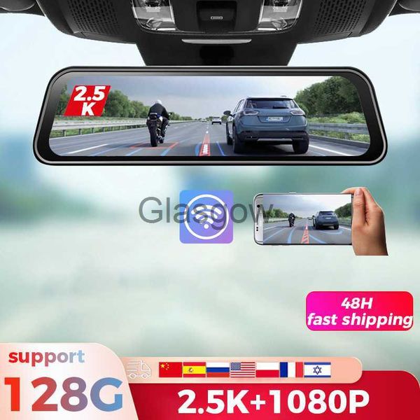 DVR de voiture 25K DVR de voiture Wifi GPS Piste Vidéo FHD Rétroviseur 3 en 1 Enregistreur 10 pouces Dash Cam Sony Objectif Streaming Rétroviseur x0804 x0804