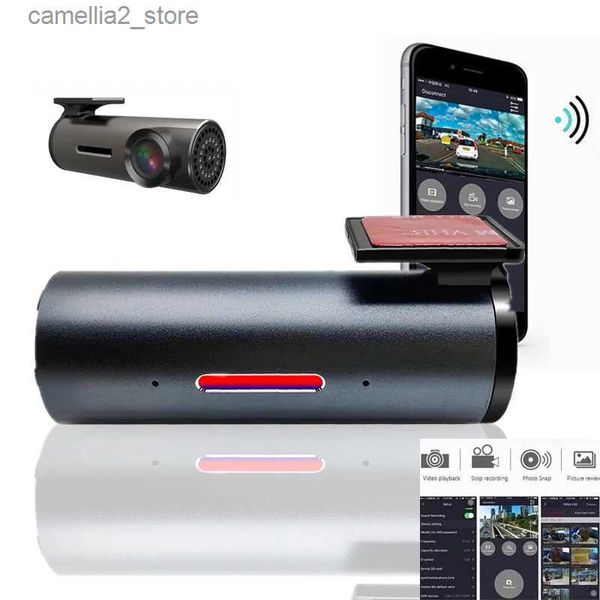DVR de voiture 360 degrés Wifi voiture DVR HD 1080P Dash Cam enregistreur automatique vidéo DashCam 24H moniteur de stationnement boîte noire caméra de voiture enregistreur de conduite Q231115