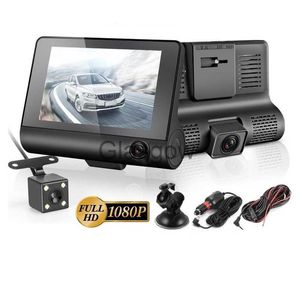 DVR de voiture DVR de voiture 3 caméras Full HD 1080P Caméra DVR de voiture à double objectif Écran LCD de 40 pouces avec vue arrière à 170 degrés x0804 x0804