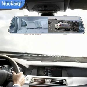 DVR de voiture Caméra de tableau de bord DVR de voiture 1080P * 480P Miroir Dashcam Vue arrière Double objectif Full HD Enregistrement de cycle 5,0 pouces Electronique de voiture Q231115