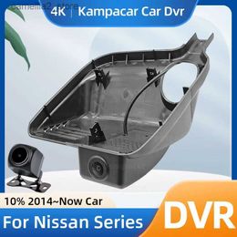 Auto DVR's Kampacar NS03-E DashCam Voor Nissan Qashqai J11 J12 J10 X Trail XTRAIL X-TRAIL Acenta T32 T31 T30 TEKNA Twee Lens Auto Dvr Recorder Q231115