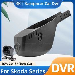 Auto DVR's Kampacar SKD03-E DashCam Voor Skoda Kodiak Kodiaq Kamiq Karoq Kushaq Octavia A7 A8 Superb Enyaq Fabia Rapid Yeti Auto Dvr Recorder Q231115