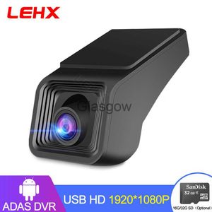 DVR de voiture LEHX X8 caméra de tableau de bord de voiture Full HD 1080P ADAS voiture DVR enregistreur vidéo Dash Cam Version nuit parking pour autoradio lecteur Android x0804 x0804