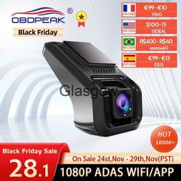 DVR de voiture X9 Pro Caméra DVR de voiture Wifi ADAS Dash Cam Full HD 1080P Vision nocturne Enregistreur de caméra de voiture Gsensor Android Enregistreur numérique USB x0804 x0804