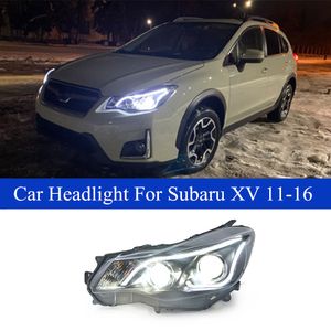 Autodynamisch draai signaallicht voor Subaru XV LED-koplampassemblage 2011-2016 Daytime Head Light Angle Eye Projector Lens