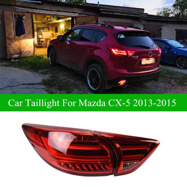 Feu arrière de clignotant dynamique de voiture pour Mazda CX-5 ensemble de feu arrière LED 2013-2015 feu arrière de frein arrière accessoires automobiles
