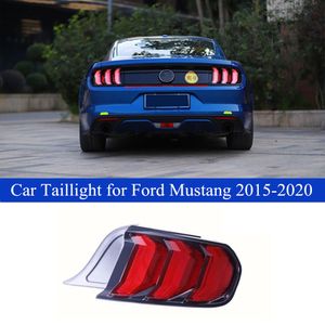 Auto dynamisch draai signaal achterlichtconstructie voor Ford Mustang Tail Light 2015-2020 Achter draaiende rem reverse lamp Automotive accessoires