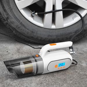 Bomba de aire eléctrica para coche, infladores de neumáticos, aspiradora de mano, bomba de aire, automática, portátil, 25000Pa