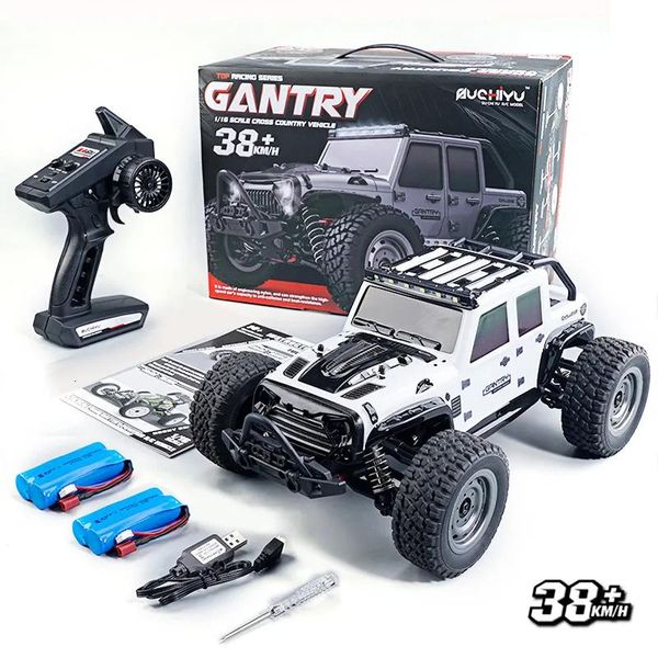 Car Electric / RC Car 1 16 Jeeps RC RC Offroad Car 2.4G Télémiste Véhicules 4x4 Modèle de simulation de conduite avec des jouets de voiture LED pour enfants