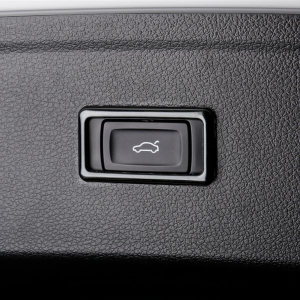 Calcomanías decorativas de marco de botón de interruptor de puerta trasera eléctrica de coche para Audi Q5 FY 2018 2019 accesorios interiores de acero inoxidable 239c