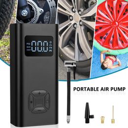 Pompe à air électrique de voiture Mini portable sans fil pneu gonflable dégonfler gonfleur compresseur d'air pompe moto vélo ball2076