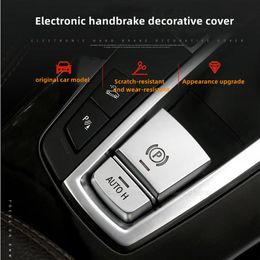 Auto elektronische handrem automatische parkeerknop decoratieve stickers voor BMW 3 5 6 7 serie x1 x3 x4 x5 x6 f30 e90 e92 f10 gt ACC226G