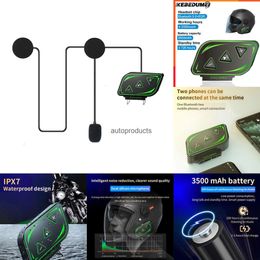 Auto-elektronica A8 Motorhelm Headset Motor BT Interphone Motor Bluetooth Headset Helm Intercom Stereo voor mobiele telefoon 2 rijder