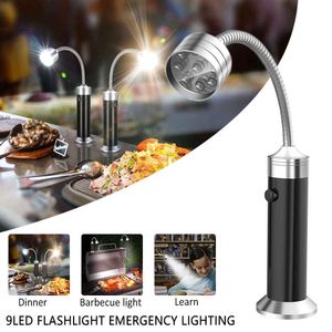 Lumière de secours de voiture lampe de travail d'entretien Automobile Flexible LED lumière de gril de barbecue lampe magnétique réglable à 360 degrés