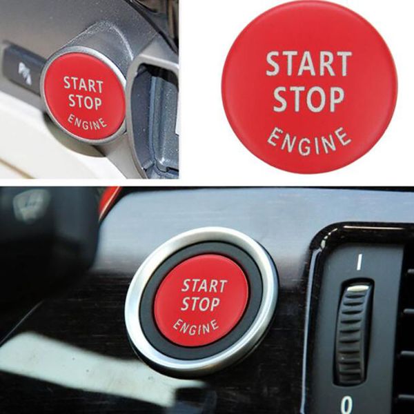 Bouton de démarrage du moteur de voiture, couvercle de remplacement, interrupteur d'arrêt, accessoires de décoration de clé pour BMW X1 X5 E70 X6 E71 Z4 E89 3 5289H