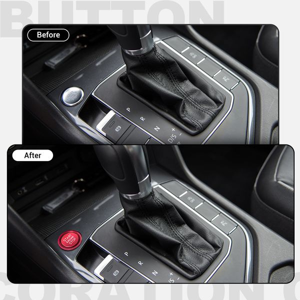 Auto Motor Start Stop Taste Ring Zündung Abdeckung Trim Für VW Golf 7 MK7 VII GTI R Tiguan Jetta CC Arteon Passat B8 Touareg T-roc P290Z