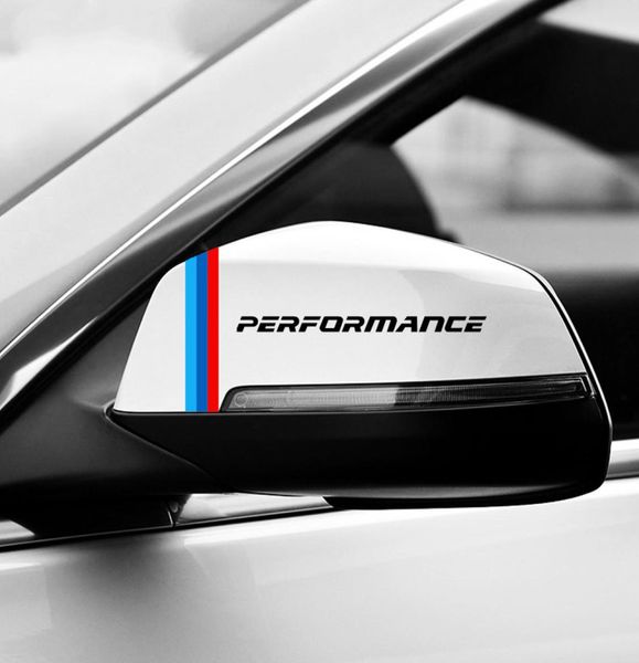 Autocollants de rétroviseur extérieur en voiture Sport Sport Performance Trim Stickers For Mercedes W213 W204 W205 AMG BMW E90 E46 E60 M2 M3 M59509565