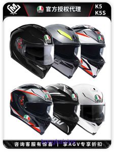 Chen AGV K5S – ventilateur de voiture, casque de moto, double lentille, Anti-buée, équipement de sport complet, respirant, quatre saisons