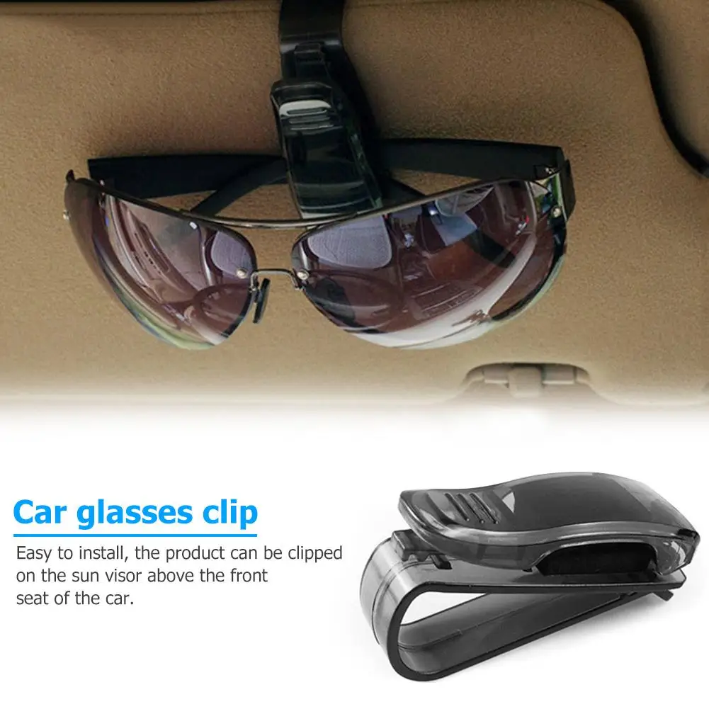 Autoverbesserer Autozubehör ABS Auto Fahrzeug Sonnenvisier Sonnenbrille Brille Brille Tickethalter Clip Car Accessoires Interio