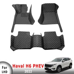 Esteras de piso de automóvil para Haval H6 PHEV 2022 Vehículos de reemplazo híbrido alfombras Accesorios de interiores Alfombras Auto Partes Productos Cubierta
