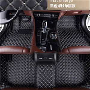 Alfombrillas de coche para logotipo de Toyota Land Cruiser 200 Prado150 120 Rav4 Vios Mark X Crown Avalon Highlander Camry