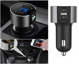 Transmetteur FM de voiture Bluetooth mains C26S lecteur MP3 de voiture avec Charge rapide 31A double USB chargeur automobile transmetteur Fm 9387495