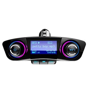 Transmetteur FM sans fil Bluetooth pour voiture, Kit mains libres, modulateur Aux, lecteur MP3 TF, double USB 2 1A, affichage marche/arrêt, Audio 197o