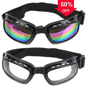 Gafas de montar plegables para coche, gafas de esquí para motocicleta, gafas de sol antideslumbrantes anti-UV, gafas deportivas de protección a prueba de viento