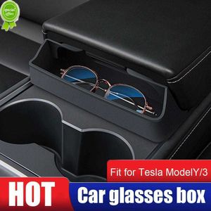 Auto voor Tesla Model 3 Model Y Middenarmleuning Verborgen opslagbox Center Console -opslag Organisator Interieuraccessoires